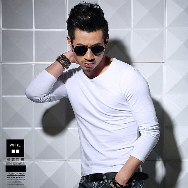 MRMT 2019 Lycra Cotton Men's T-Shirt 5XL Long Sleeved T Shirt