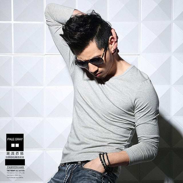 MRMT 2019 Lycra Cotton Men's T-Shirt 5XL Long Sleeved T Shirt