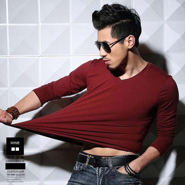 MRMT 2019 Lycra Cotton Men's T-Shirt 5XL Long Sleeved T Shirt