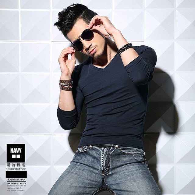 MRMT 2019 Lycra Cotton Men's T-Shirt 5XL Long Sleeved T Shirt