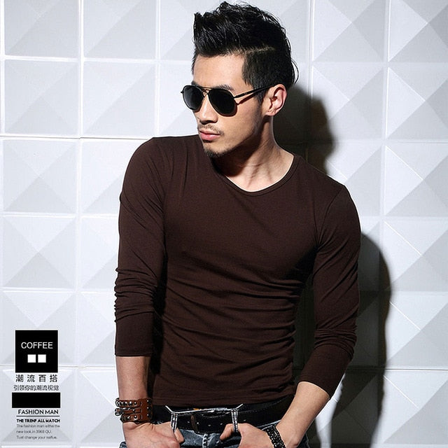 MRMT 2019 Lycra Cotton Men's T-Shirt 5XL Long Sleeved T Shirt